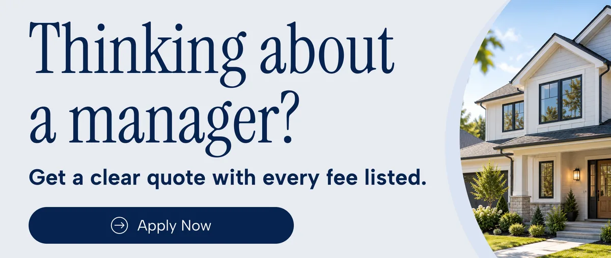 Thinking about a manager? Get a clear quote with every fee listed. Apply now